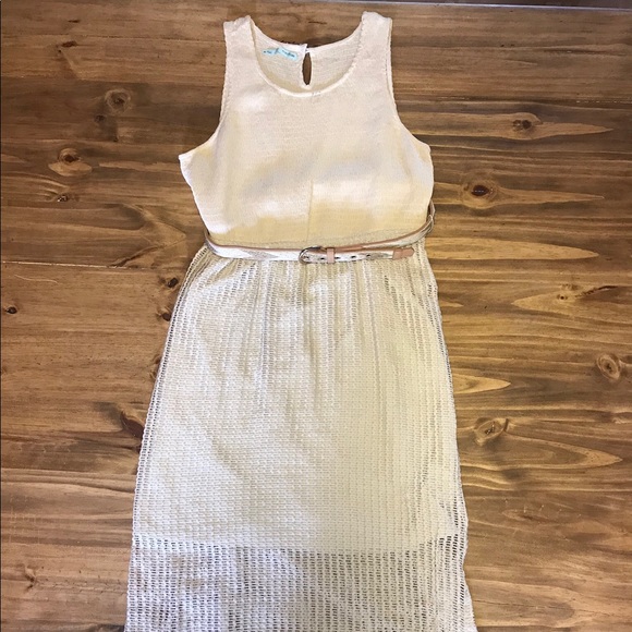Maurices: Cream Maxi dress Sz XL - Picture 2 of 7